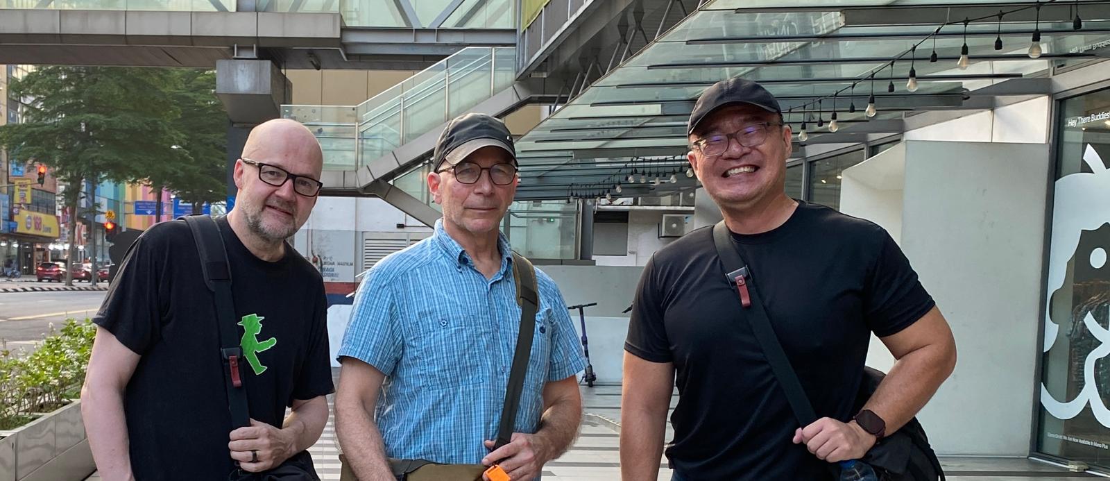 Peter, Matti and Robin